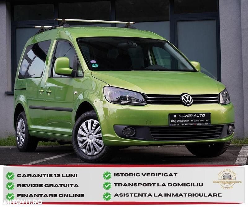 Culoareverde Utilizat 2013 VW Caddy Monovolum | 8.990 EUR - Imagine 1/4