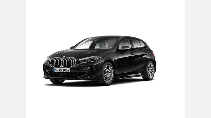 Black sapphire metallic metalizat Utilizat 2022 BMW 118 Comfort Edition Hatchback | 24.176 EUR (Preț OK) - Imagine 1/2
