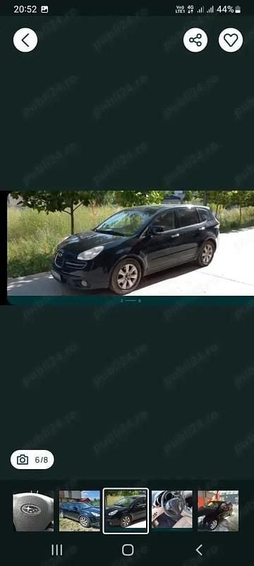 Second-hand Subaru Tribeca 245 CP (180 kW) 2007 Negru SUV