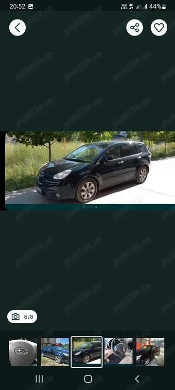 Negru Utilizat 2007 Subaru Tribeca SUV | 4.500 EUR - Imagine 1/4