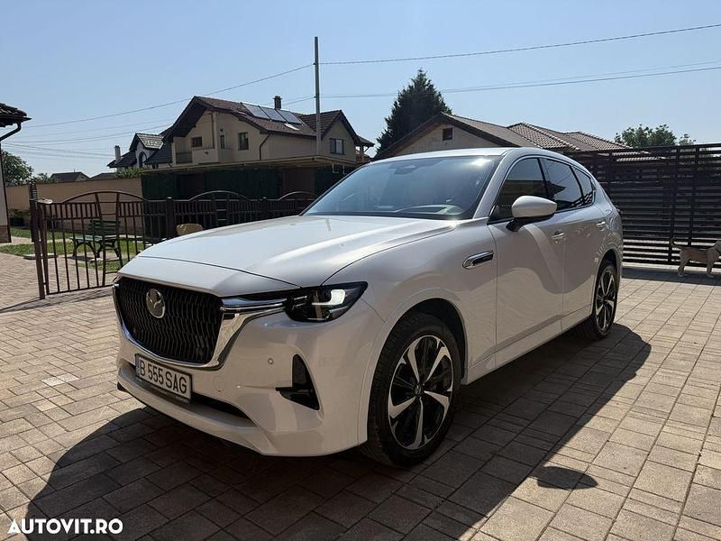 Culoarealb Utilizat 2022 Mazda CX-60 Takumi-Line SUV | 46.900 EUR - Imagine 1/4