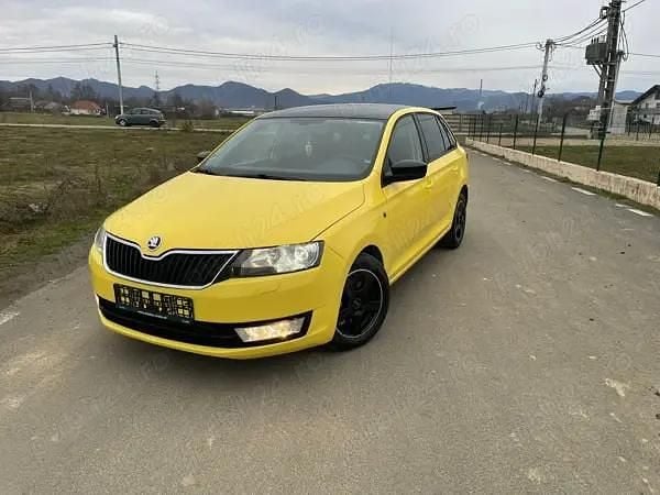 Second-hand Skoda Rapid 90 CP (66 kW) 2015 Galben Hatchback