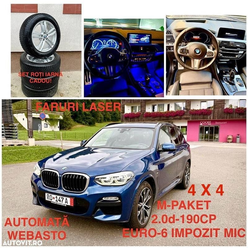 Culoarealbastru Utilizat 2020 BMW X3 M Sport SUV | 26.550 EUR (Preț OK) - Imagine 1/4