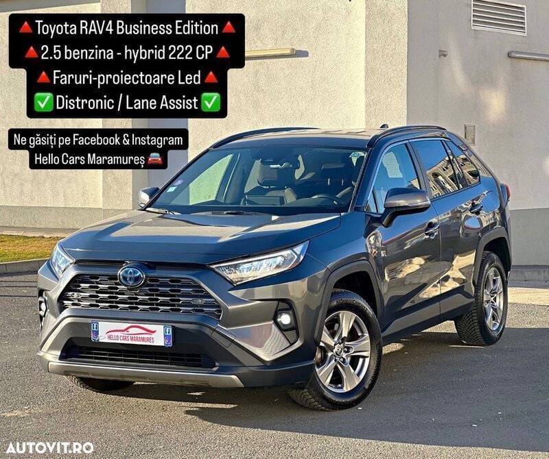 Gri Utilizat 2022 Toyota RAV4 Hybrid Business Edition SUV | 26.990 EUR (Preț bun) - Imagine 1/4