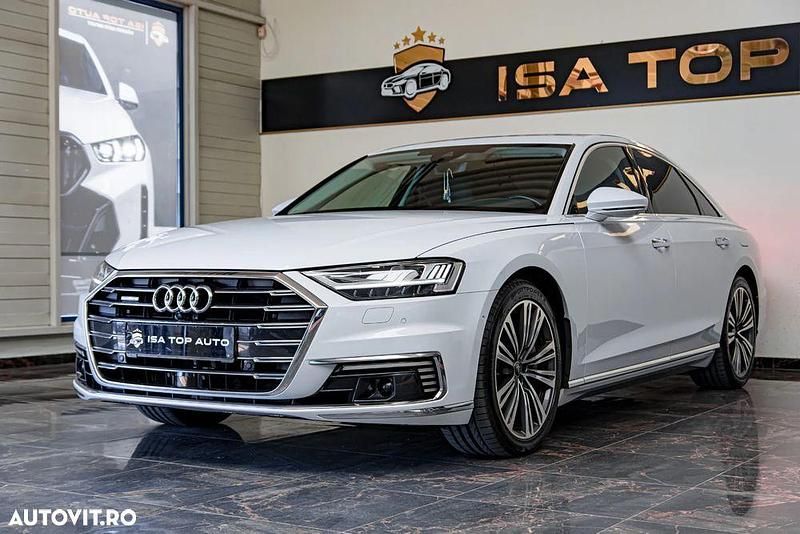 Culoarealb Utilizat 2021 Audi A8 Berlinǎ | 51.425 EUR (Preț bun) - Imagine 1/4