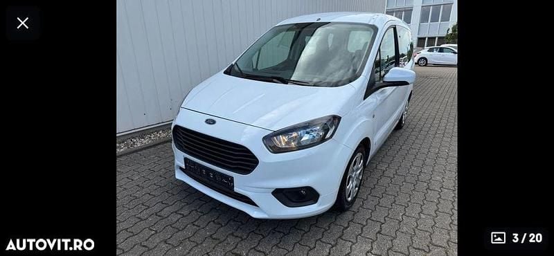 Culoarealb Utilizat 2021 Ford Tourneo Courier Ambiente Monovolum | 7.900 EUR (Preț OK) - Imagine 1/4