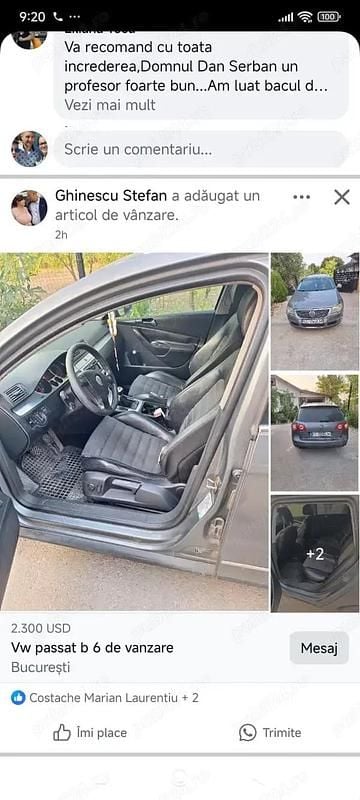 Utilizat 2007 VW Passat Break | 2.600 EUR (Preț bun) - Imagine 1/4
