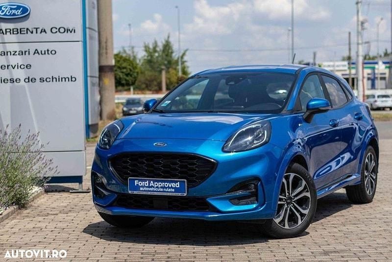 Albastru Utilizat 2023 Ford Puma ST-Line SUV | 19.965 EUR (Scump) - Imagine 1/4