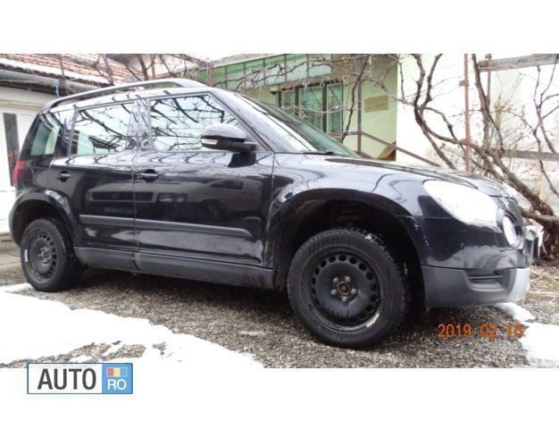 Negru Utilizat 2010 Skoda Yeti SUV | 7.600 EUR - Imagine 1/4