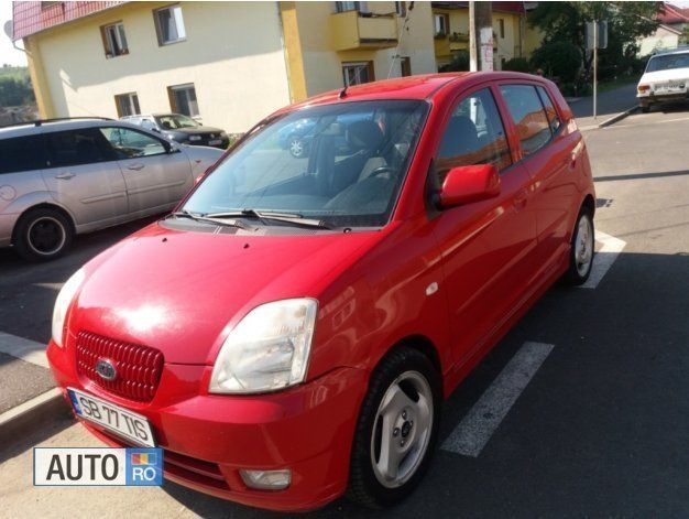 Rosu Utilizat 2004 Kia Picanto Hatchback | 1.350 EUR - Imagine 1/2