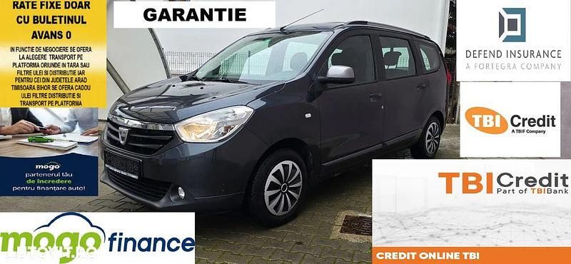 Negru Utilizat 2016 Dacia Lodgy Lauréate Monovolum | 6.990 EUR (Preț OK) - Imagine 1/4