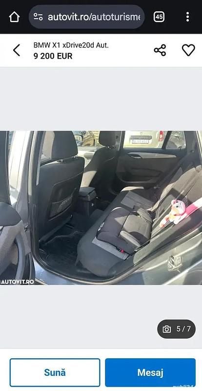 Utilizat 2011 BMW X1 SUV | 8.600 EUR (Preț OK) - Imagine 1/4