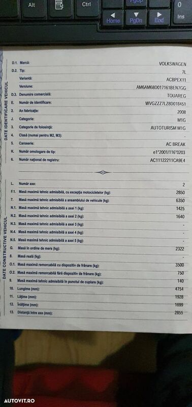 Gri Utilizat 2008 VW Touareg R SUV | 5.990 EUR (Preț bun) - Imagine 1/4
