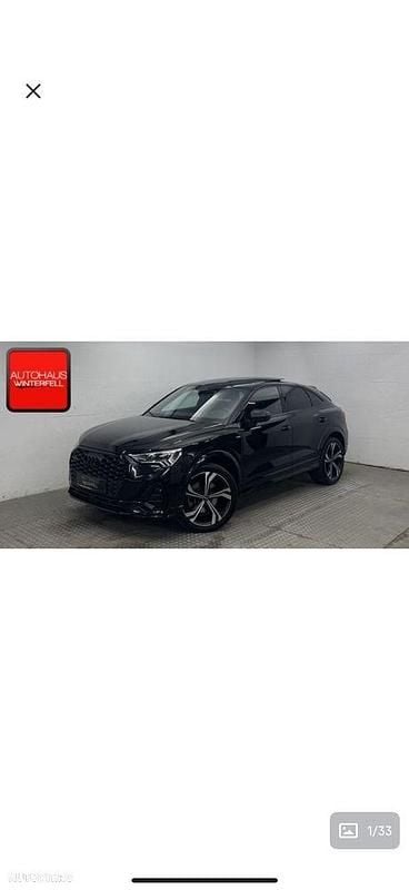 Culoarenegru Utilizat 2022 Audi Q3 Sportback S-Line SUV | 42.000 EUR (Preț OK) - Imagine 1/4
