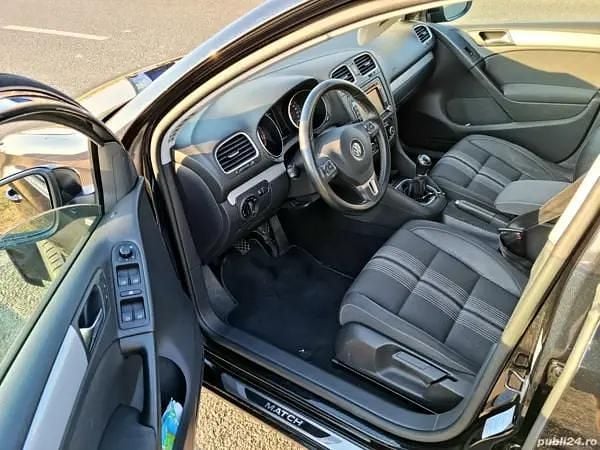 Second-hand VW Golf VI Match 105 CP (77 kW) 2012 Negru Hatchback