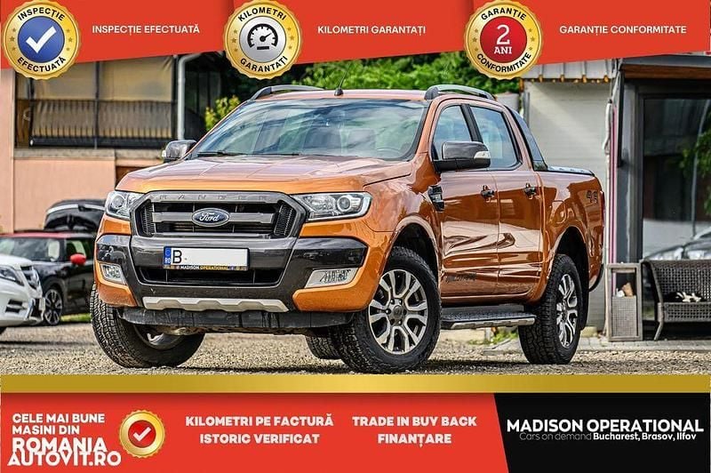 Portocaliu Utilizat 2019 Ford Ranger Wildtrack Pickup | 22.750 EUR (Super Preț) - Imagine 1/4
