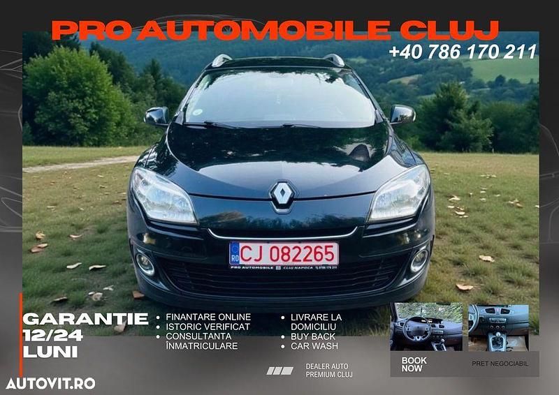 Second-hand Renault Mégane GrandTour Expression 90 CP (66 kW) 2013 Culoarenegru Break