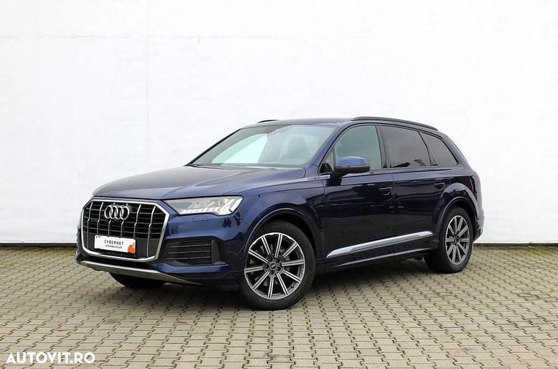 Culoarealbastru Utilizat 2021 Audi Q7 S-Line SUV | 52.900 EUR - Imagine 1/4