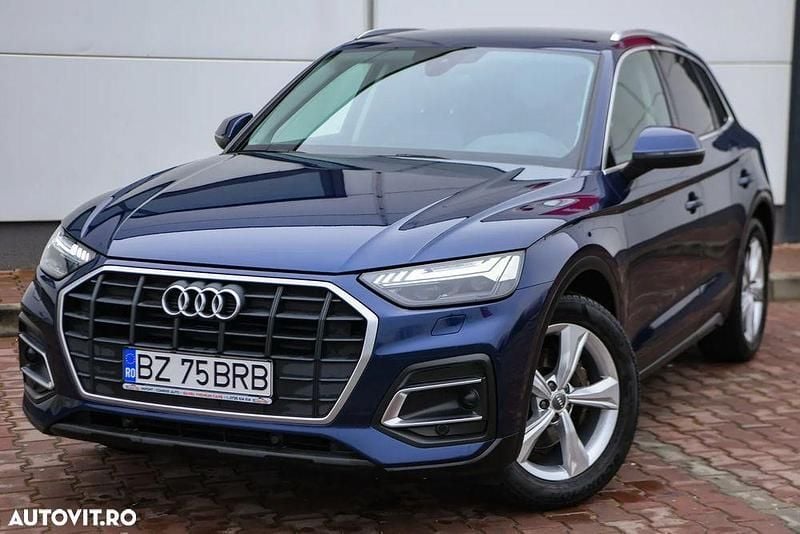 Culoarealbastru Utilizat 2021 Audi Q5 Premium SUV | 26.490 EUR (Super Preț) - Imagine 1/4