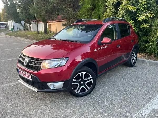 Rosu Utilizat 2013 Dacia Sandero Stepway Hatchback | 4.490 EUR (Preț OK) - Imagine 1/4