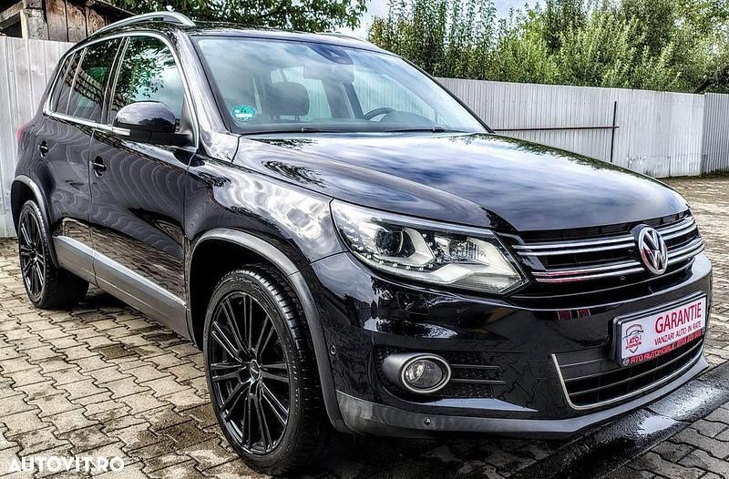 Culoarenegru Utilizat 2013 VW Tiguan Sportline SUV | 12.590 EUR (Puțin scump) - Imagine 1/4
