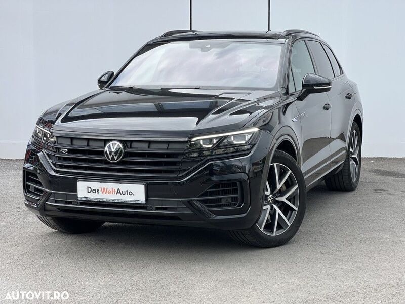 Negru Utilizat 2021 VW Touareg SUV | 60.900 EUR - Imagine 1/4