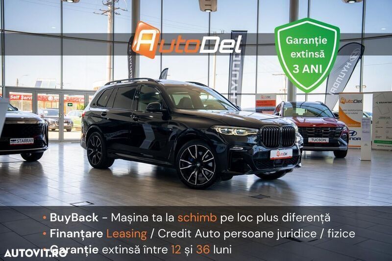 Negru Utilizat 2022 BMW X7 Comfort Edition SUV | 69.999 EUR (Preț OK) - Imagine 1/4