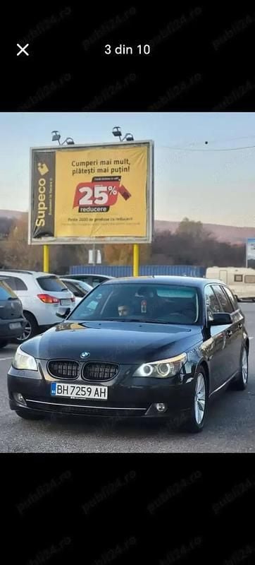 Negru Utilizat 2008 BMW 525 Break | 5.500 EUR (Preț OK) - Imagine 1/4
