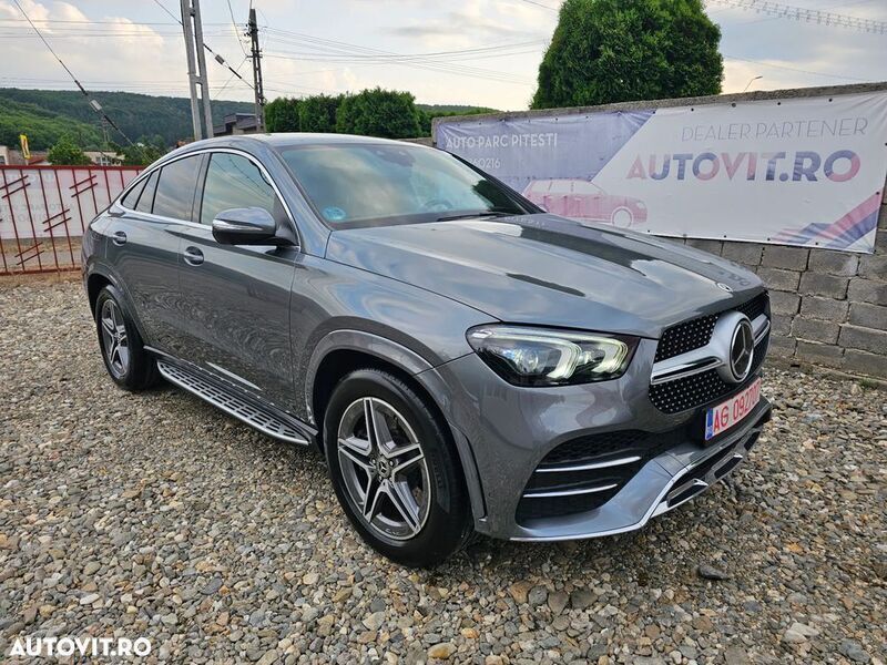 Gri Utilizat 2022 Mercedes GLE400 AMG line Coupe | 56.999 EUR (Preț OK) - Imagine 1/4