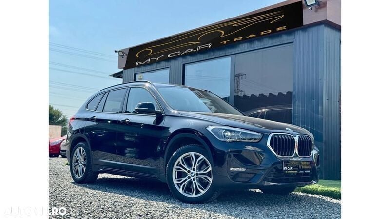 Negru Utilizat 2021 BMW X1 Sport Line SUV | 26.500 EUR (Scump) - Imagine 1/4
