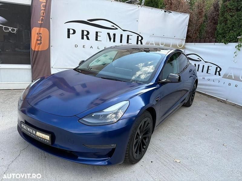 Albastru Utilizat 2022 Tesla Model 3 Berlinǎ | 31.990 EUR (Preț OK) - Imagine 1/4