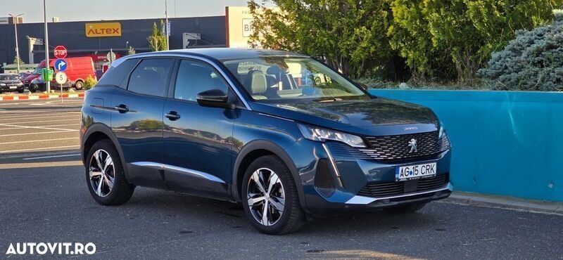 Albastru Utilizat 2021 Peugeot 3008 Allure SUV | 19.990 EUR (Preț OK) - Imagine 1/4