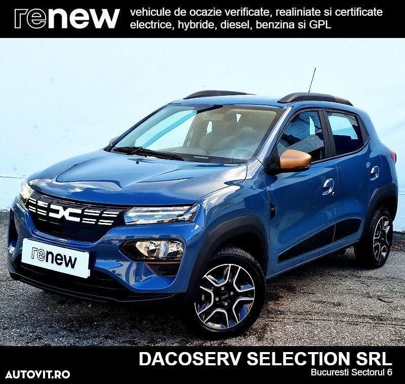 Culoarealbastru Utilizat 2023 Dacia Spring Hatchback | 12.000 EUR (Preț OK) - Imagine 1/4