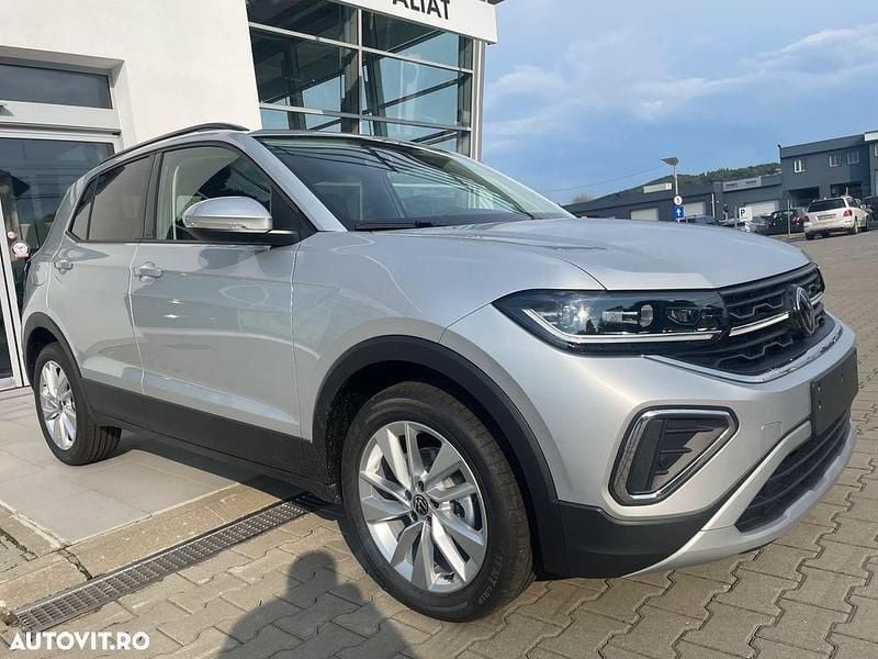 Nouă VW T-Cross Life 95 CP (69 kW) 2025 Culoareargint SUV