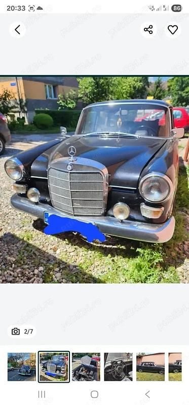 Second-hand Mercedes 190 40 CP (29 kW) 1961 Berlinǎ