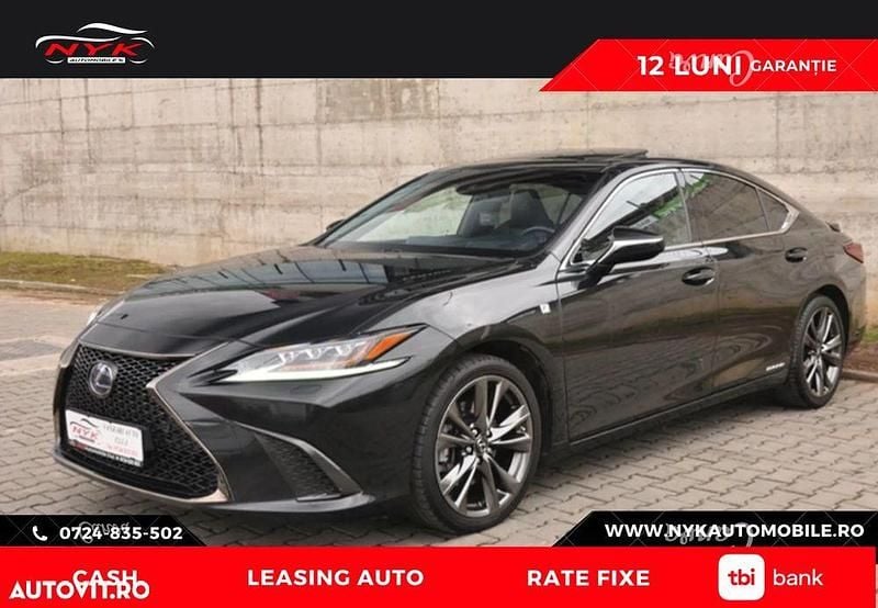 Second-hand Lexus ES300H Sport Line 218 CP (160 kW) 2020 Culoarenegru Berlinǎ
