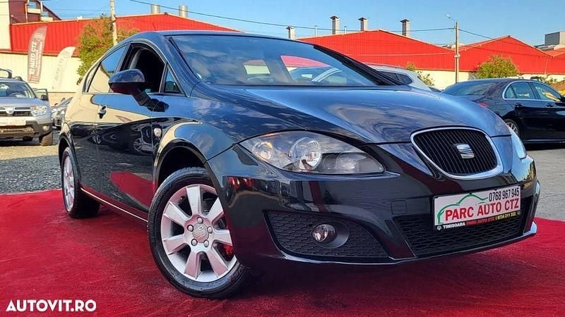 Culoarenegru Utilizat 2012 Seat Leon Hatchback | 4.700 EUR (Preț bun) - Imagine 1/4