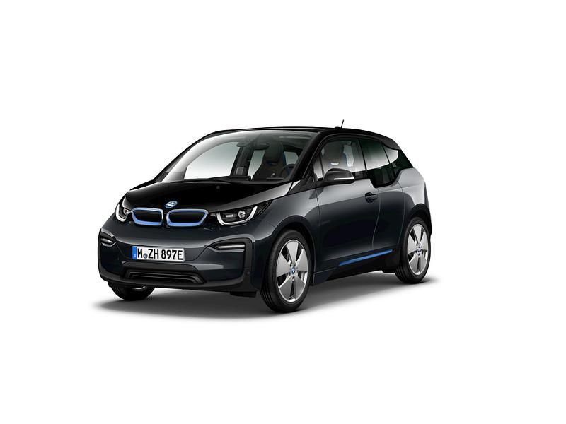 Gri mineral cu detalii în albastru bmw i Utilizat 2022 BMW i3 Comfort Edition Hatchback | 17.980 EUR (Preț OK) - Imagine 1/4