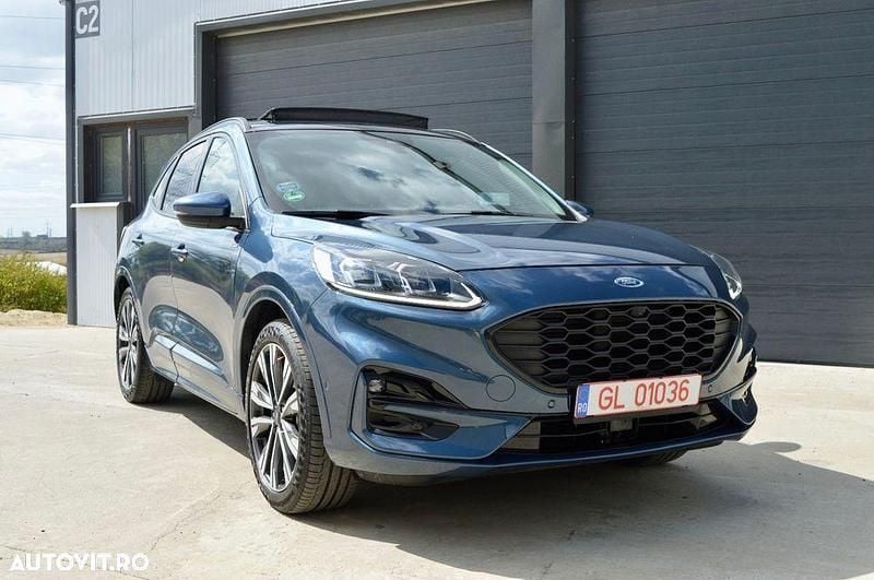 Culoarealbastru Utilizat 2020 Ford Kuga ST-Line X SUV | 21.500 EUR (Preț OK) - Imagine 1/4