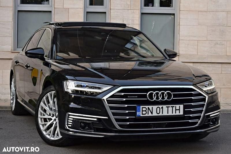 Negru Utilizat 2020 Audi A8 Berlinǎ | 41.990 EUR (Super Preț) - Imagine 1/4