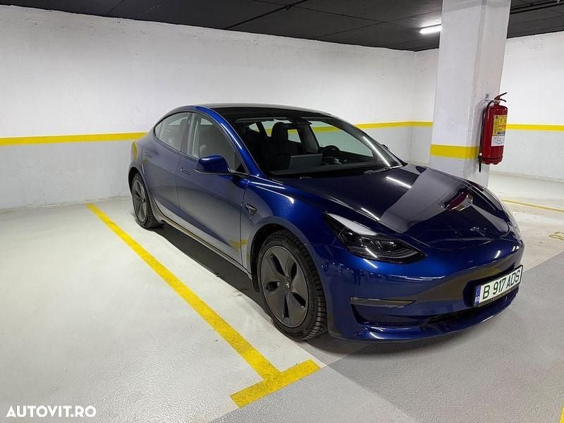 Albastru Utilizat 2021 Tesla Model 3 Berlinǎ | 27.900 EUR (Preț OK) - Imagine 1/4