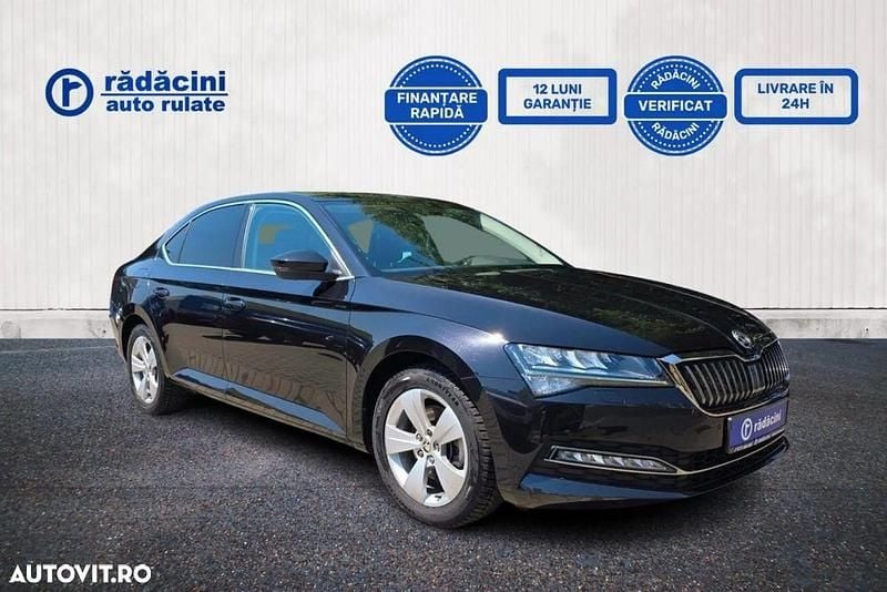 Culoarenegru Utilizat 2022 Skoda Superb Berlinǎ | 23.900 EUR (Preț OK) - Imagine 1/3