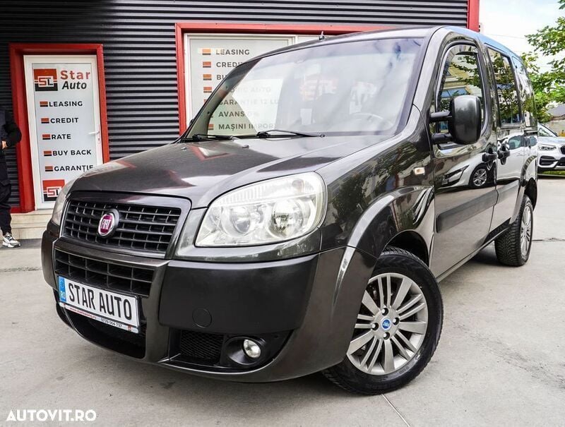 Gri Utilizat 2009 Fiat Doblò Dynamic Monovolum | 4.990 EUR - Imagine 1/4