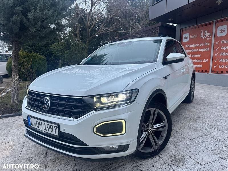 Culoarealb Second-hand 2022 VW T-Roc R-line SUV | 22.700 EUR (Preț OK) - Imagine 1/4