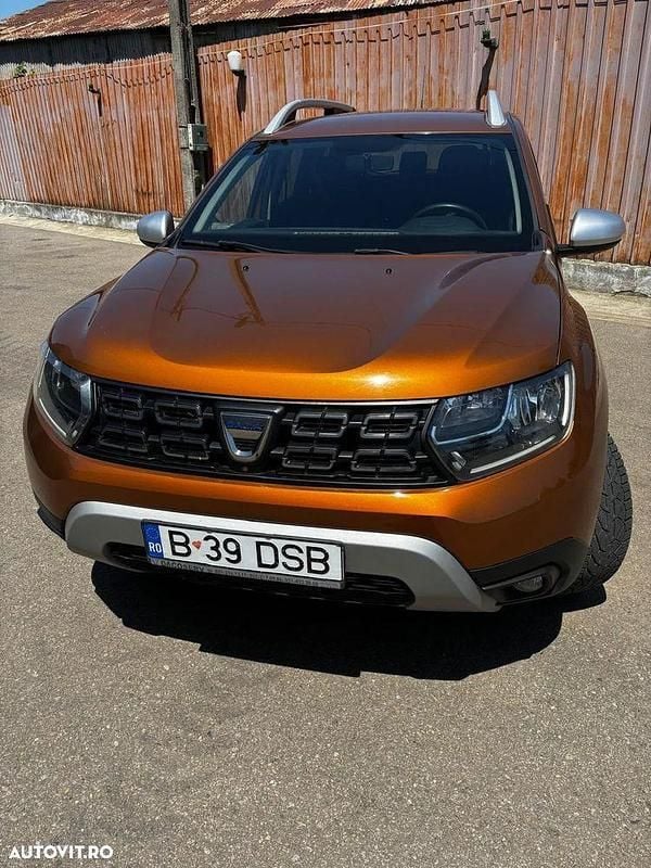 Portocaliu Utilizat 2019 Dacia Duster Prestige SUV | 11.190 EUR (Preț bun) - Imagine 1/4