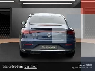 Second-hand Mercedes EQE350 214 kW (292 CP) 2025 Vopsea metalizata albastru sodalite