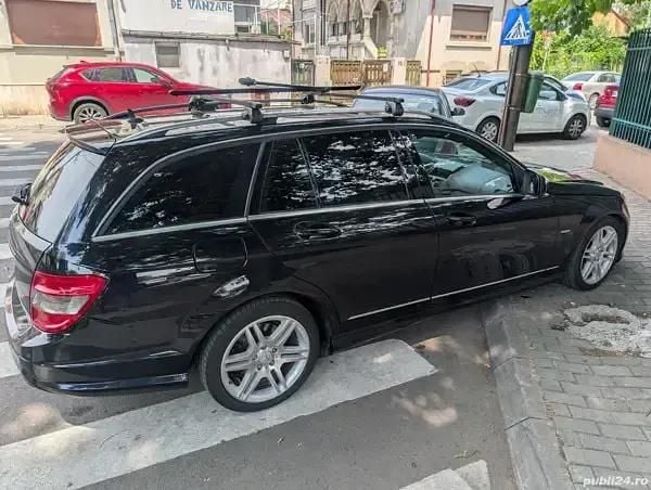 Negru Utilizat 2007 Mercedes C200 Avantgarde Break | 8.000 EUR - Imagine 1/4