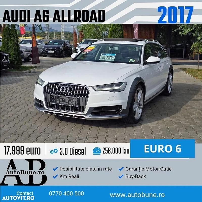 Culoarealb Utilizat 2017 Audi A6 Allroad Break | 17.999 EUR (Preț OK) - Imagine 1/4