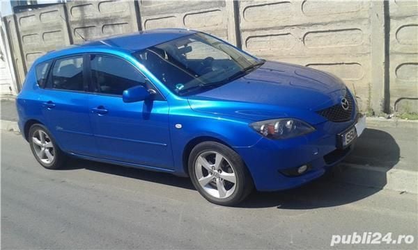 Second-hand Mazda 3 105 CP (77 kW) 2006 Albastru marin Berlinǎ