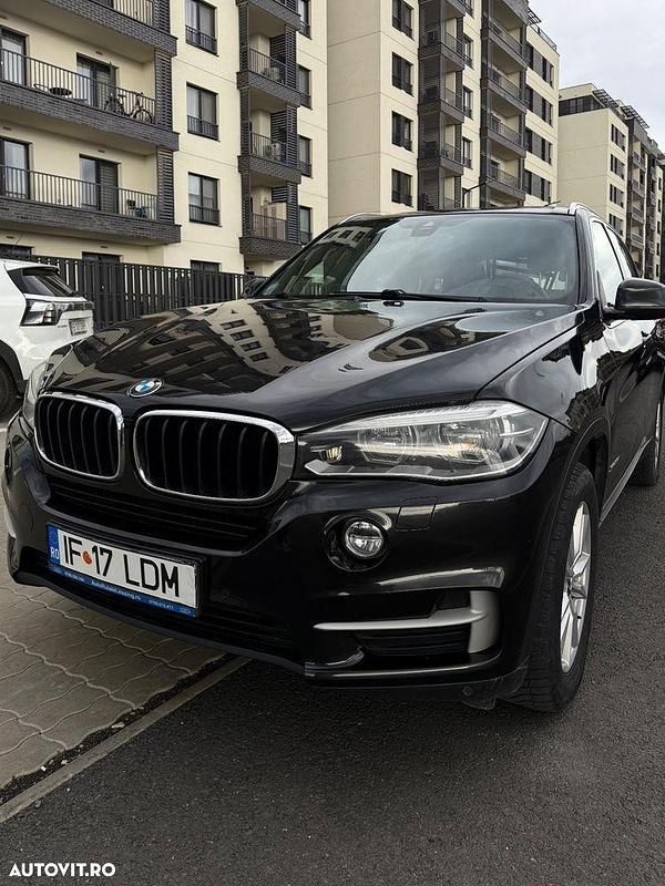 Negru Utilizat 2014 BMW X5 SUV | 17.500 EUR (Puțin scump) - Imagine 1/4